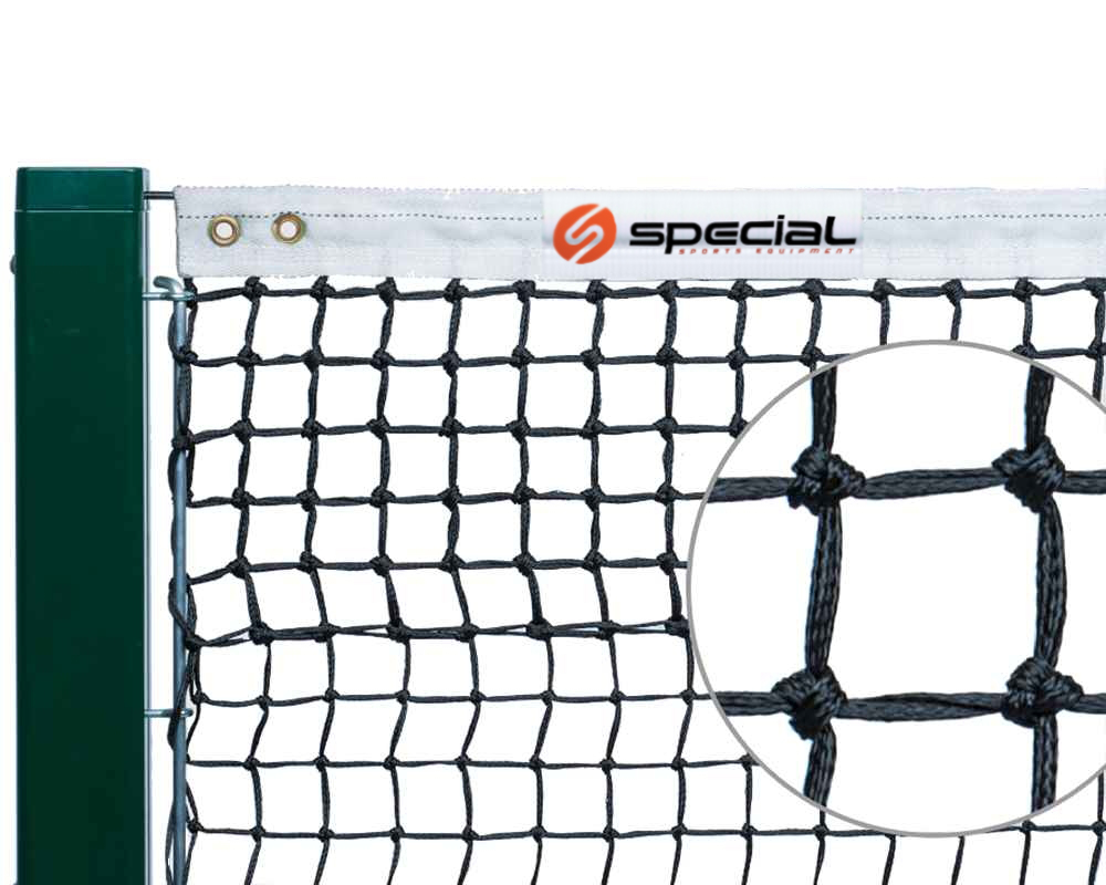 SM05141 Mreža za tenis Court Royal tn 20, pletena, promjera 3,4 mm, okno 45x45 mm - Slika 1