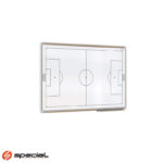 Taktička ploča za nogomet 90x60 cm, bijela magnetska