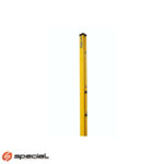 Stalak za odbojku na pijesku, aluminijski, 80X80 mm, komplet sa zatezačem mreže i čahurama za ugradnju. DIN 7896