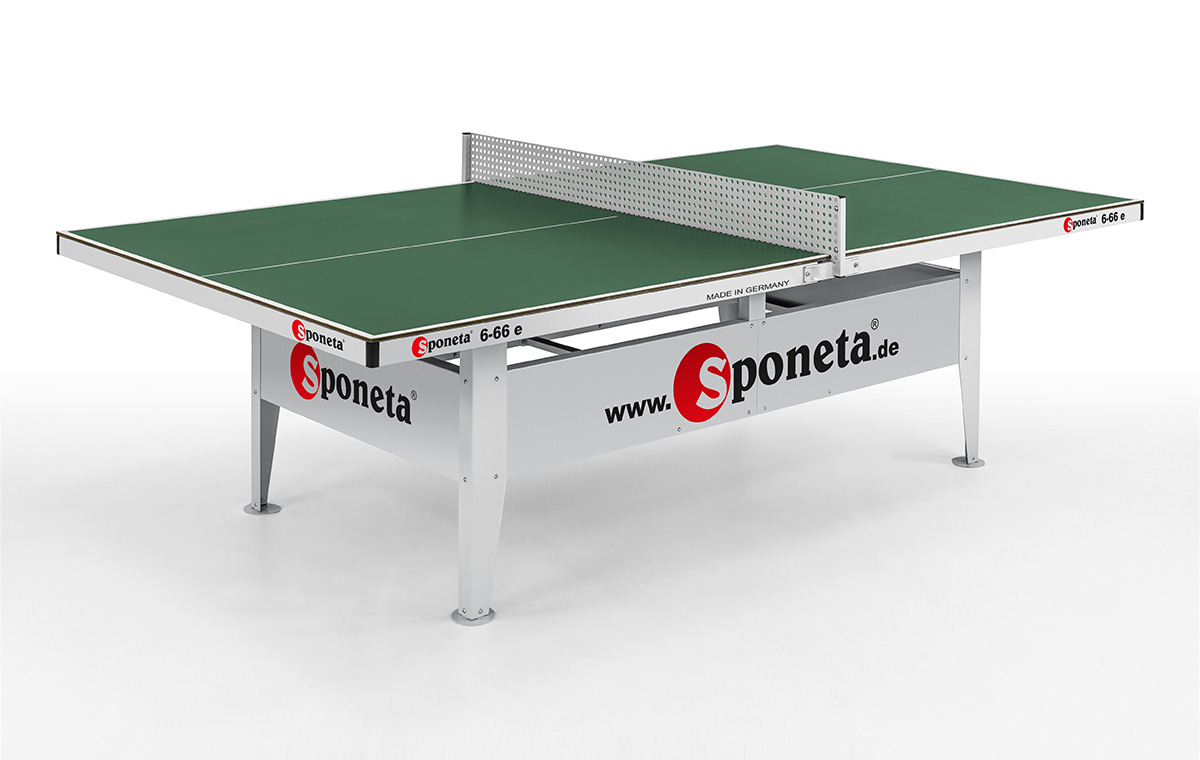 SP01952 Stol za stolni tenis Sponeta, vanjski. Debljina ploče 10 mm. Metalna konstrukcija pocinčana ofarbana - Slika 1